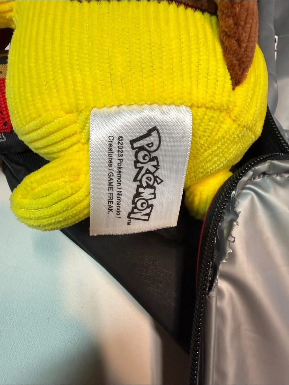 Pokemon Kids Backpack and Pikachu Plush - Yellow, Black, Red